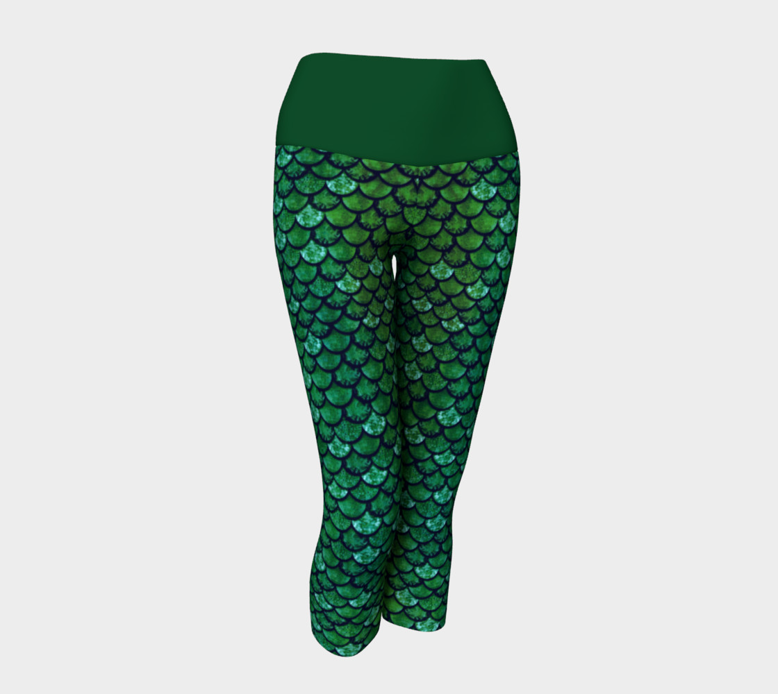 Glitterfish Green Mermaid Capris preview #1