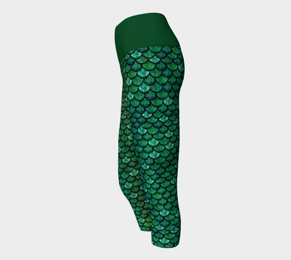 Glitterfish Green Mermaid Capris preview #2