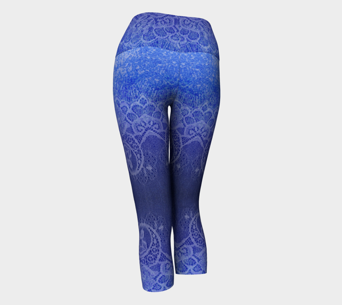 Blue Lace Ombre Capris preview #3