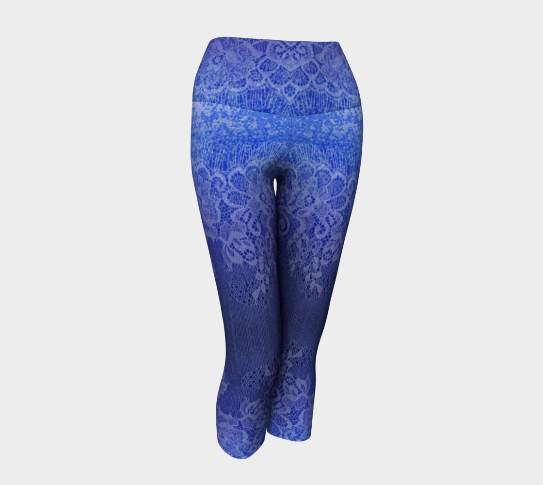 Blue Lace Ombre Capris preview #1