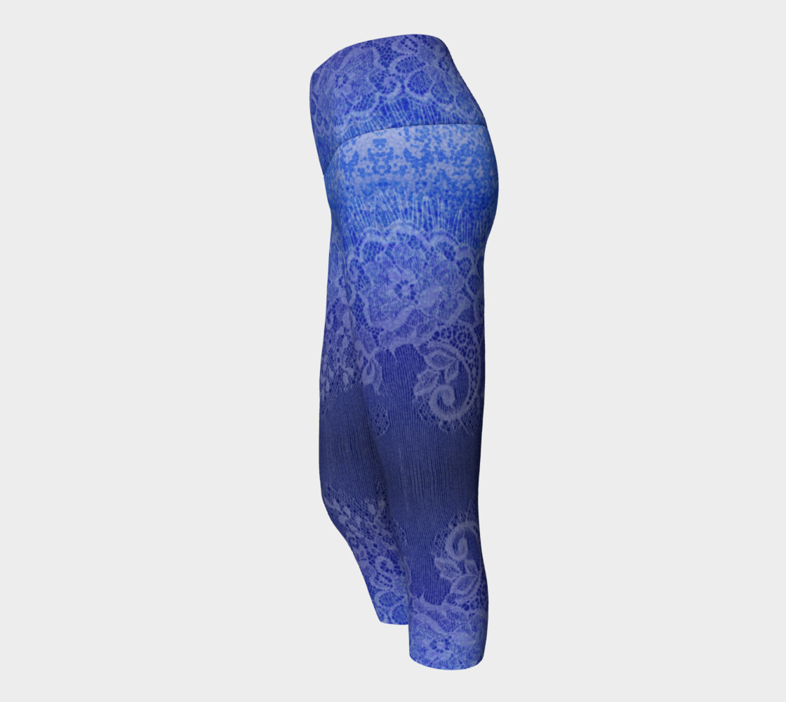Blue Lace Ombre Capris preview #2
