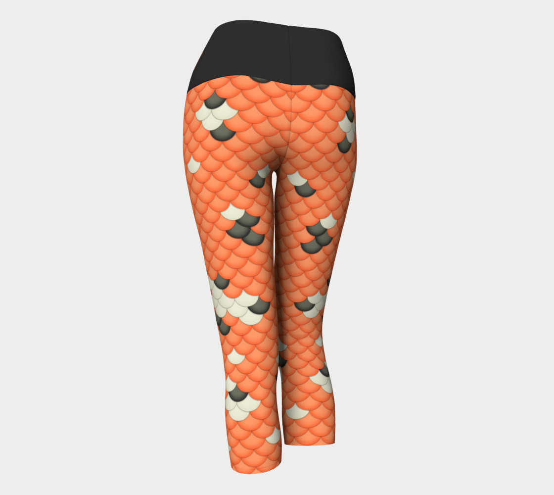 Koi Mermaid Yoga Capris preview #3