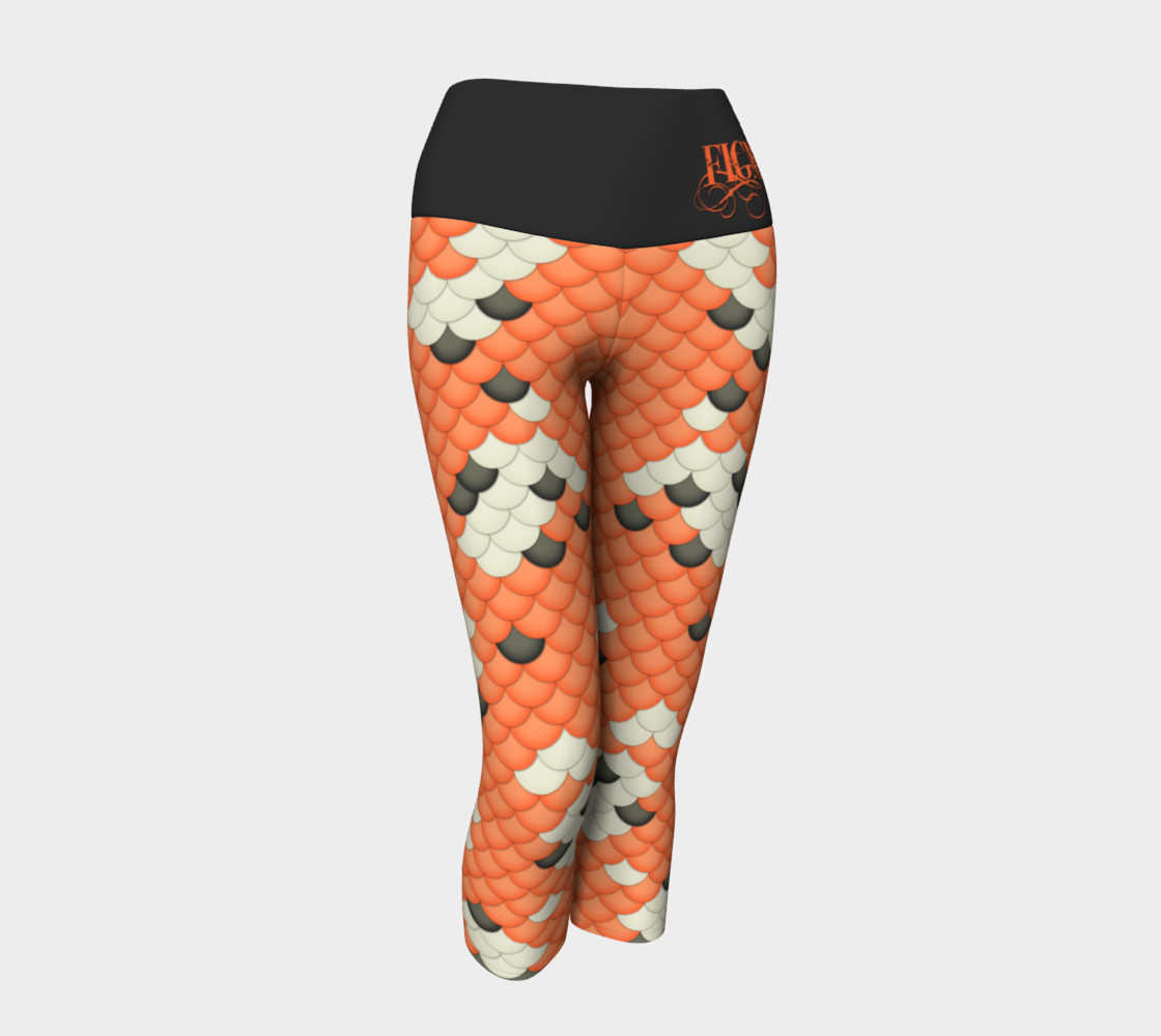 Koi Mermaid Yoga Capris preview #1