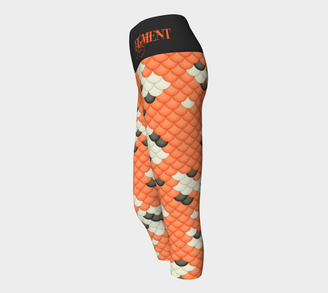 Koi Mermaid Yoga Capris preview #2