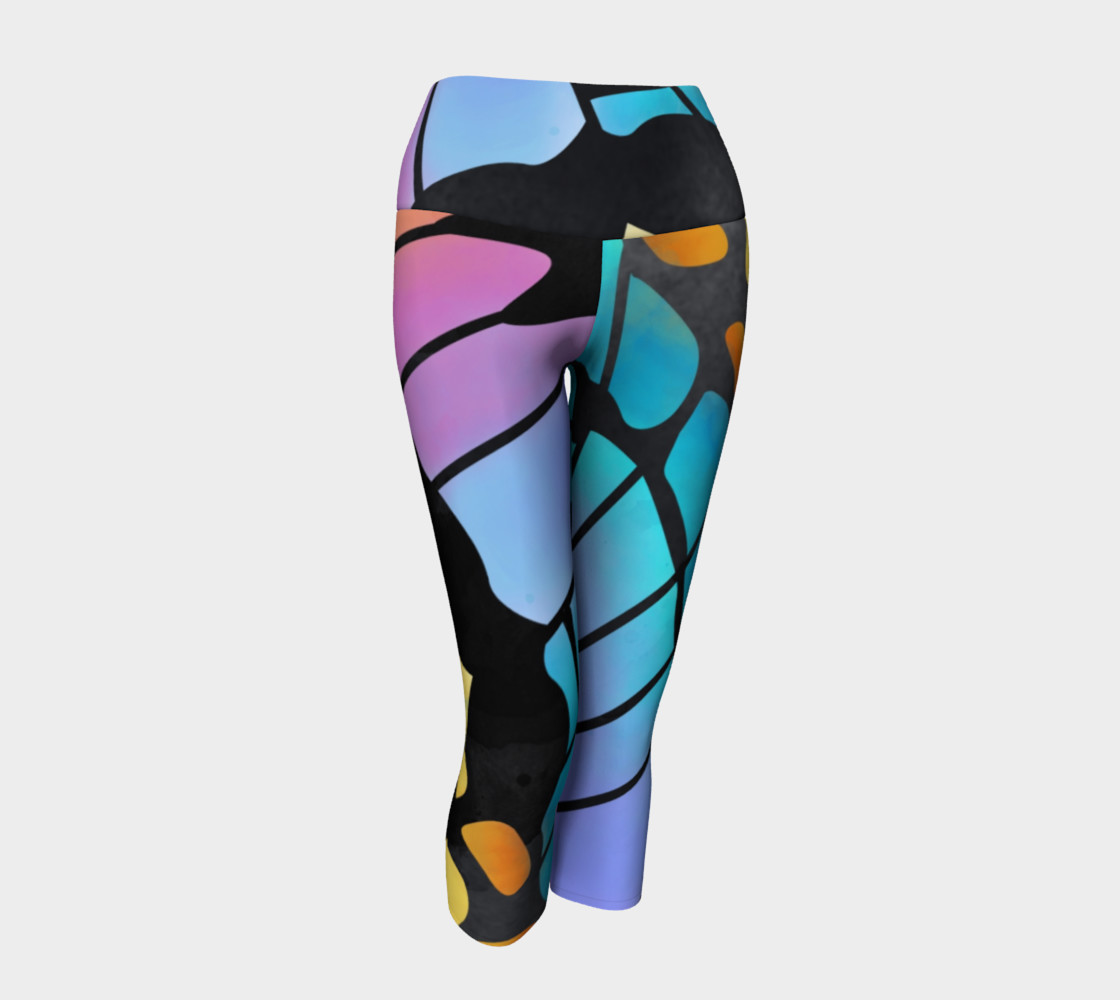 Watercolor Butterfly Capris preview #1