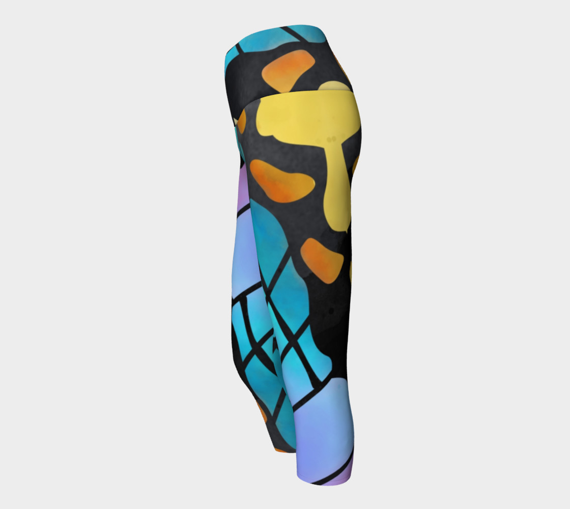 Watercolor Butterfly Capris preview #2