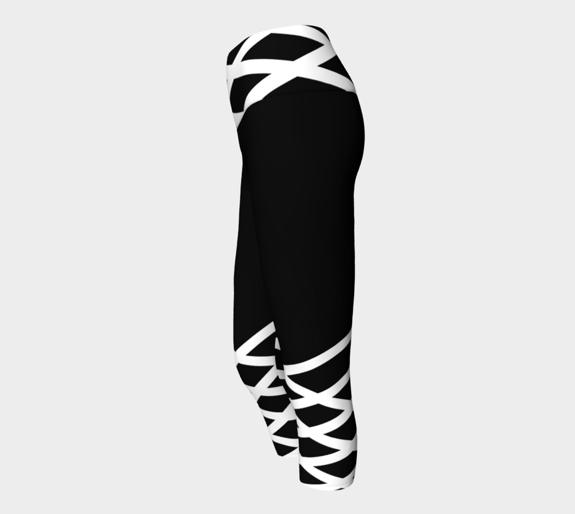 EverLuna Black_white Yoga Capris preview #2