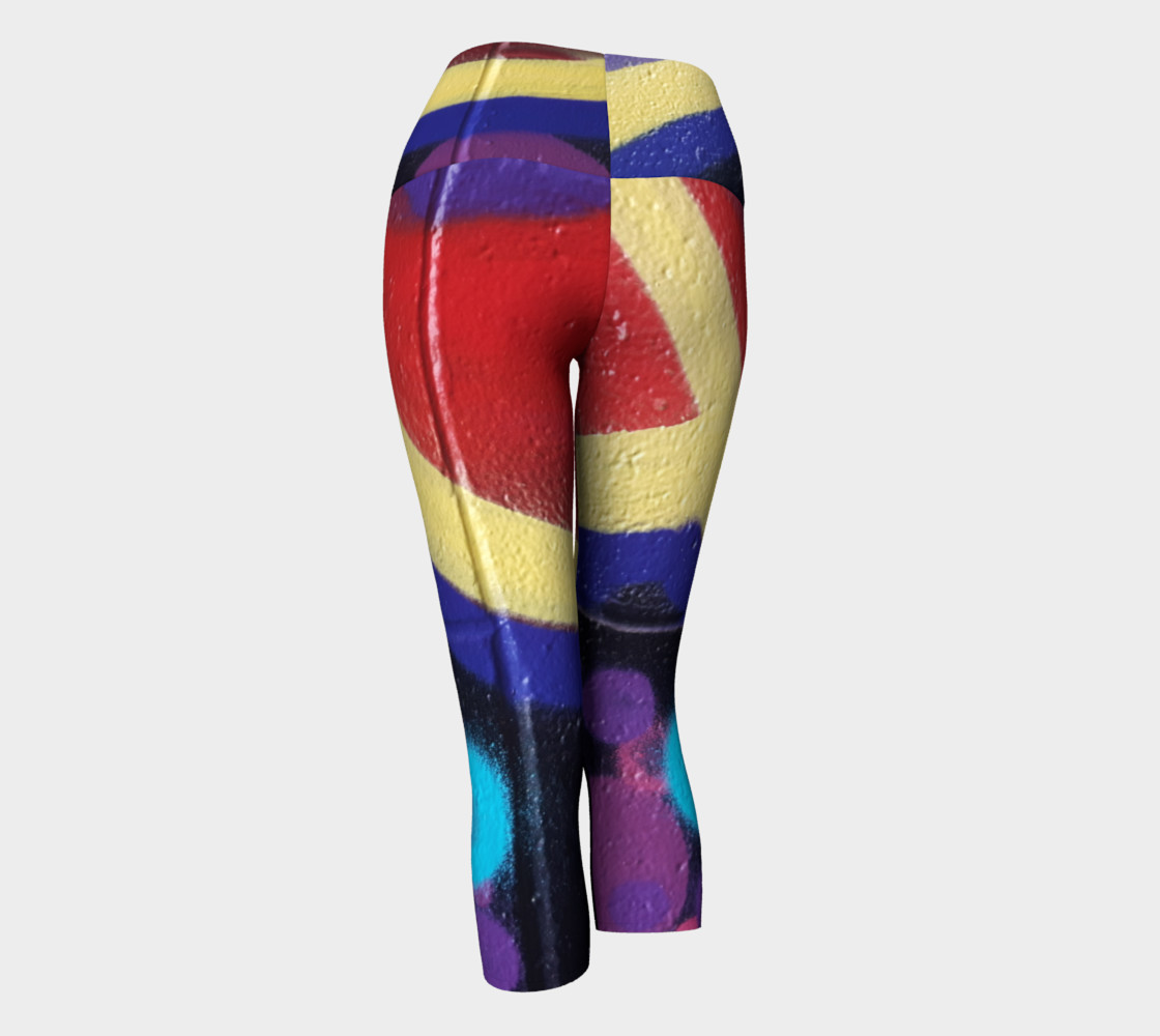 Party Graffiti Yoga Pant preview #3