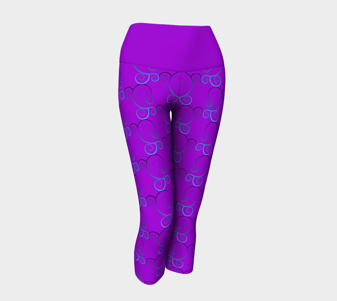 Spiral Wave Yoga Leggings preview #1