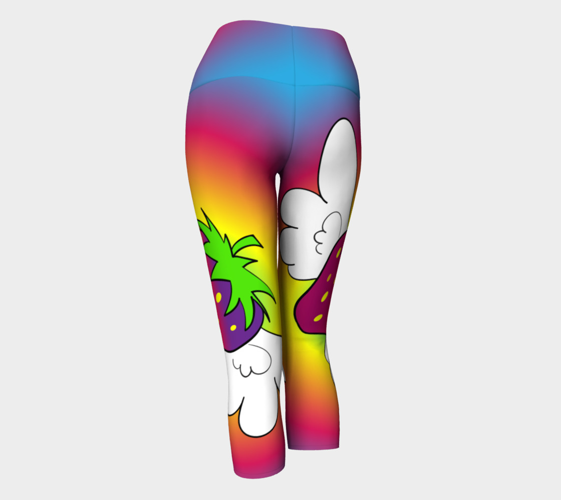 Crazy for Colors FlyBerry Yoga Capris preview #3