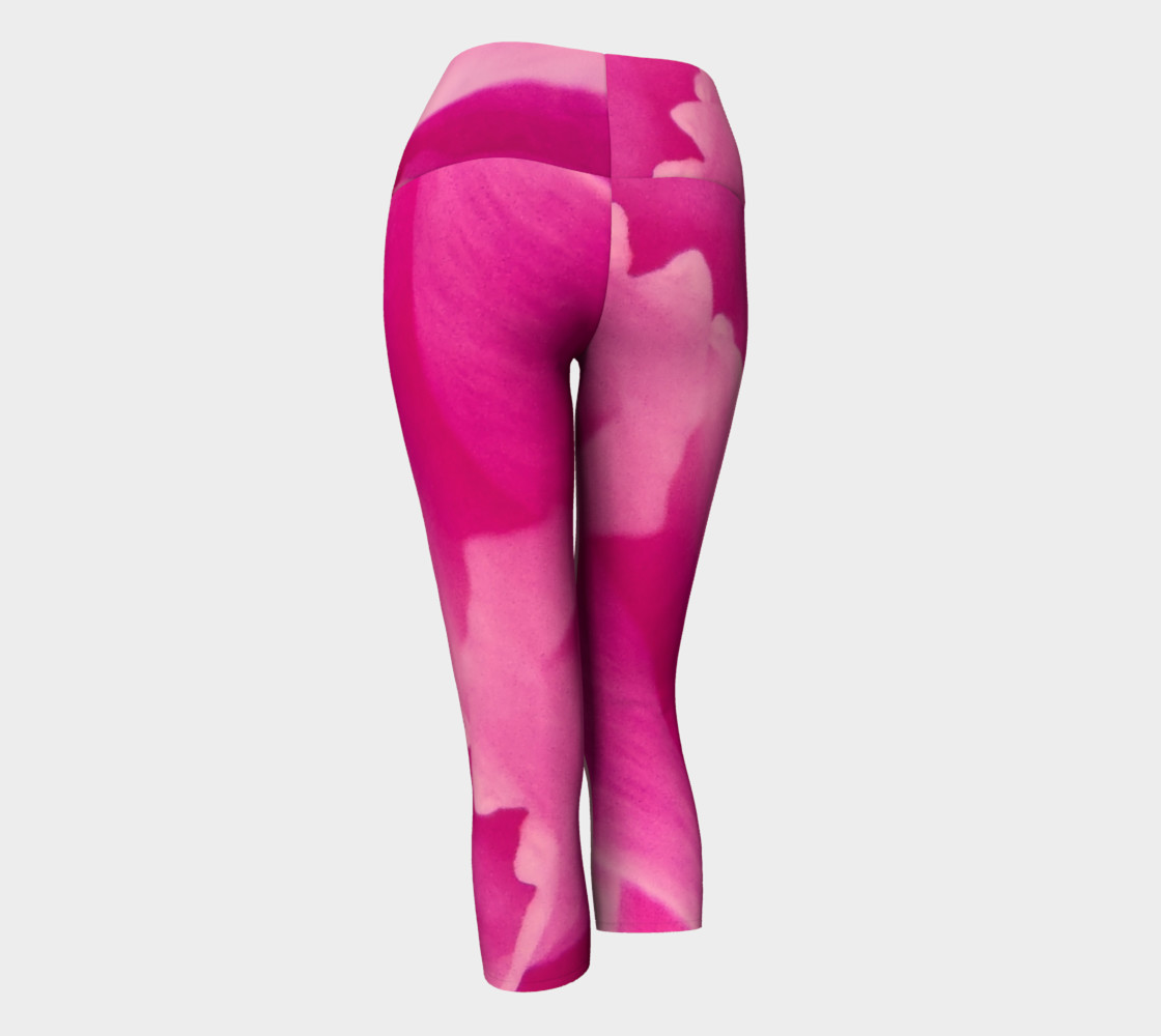 Rose Petal Kiss Yoga Capris preview #3