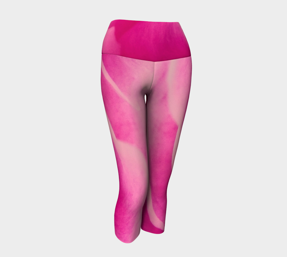 Rose Petal Kiss Yoga Capris preview #1