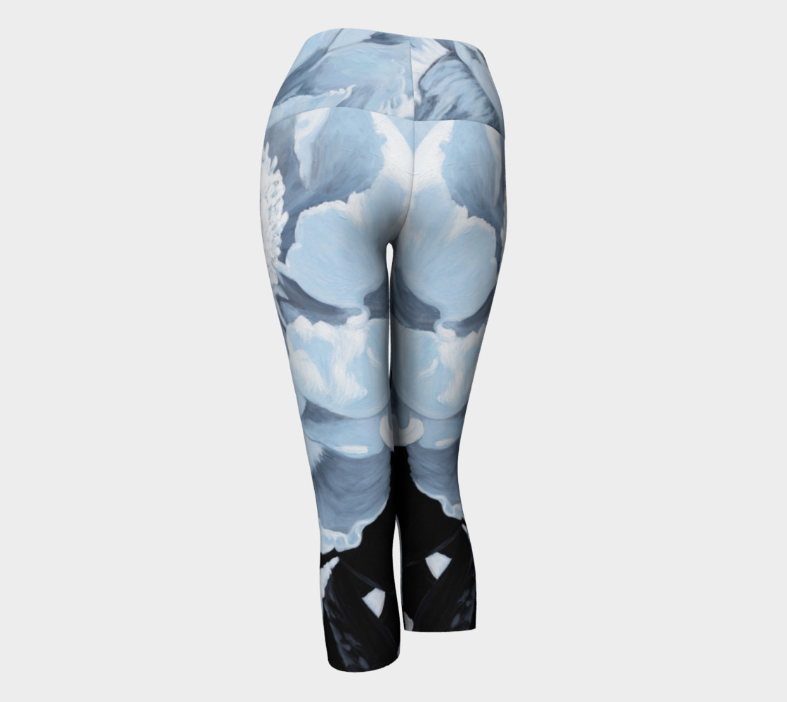 Peony For Your Thoughts Yoga Capris preview #3