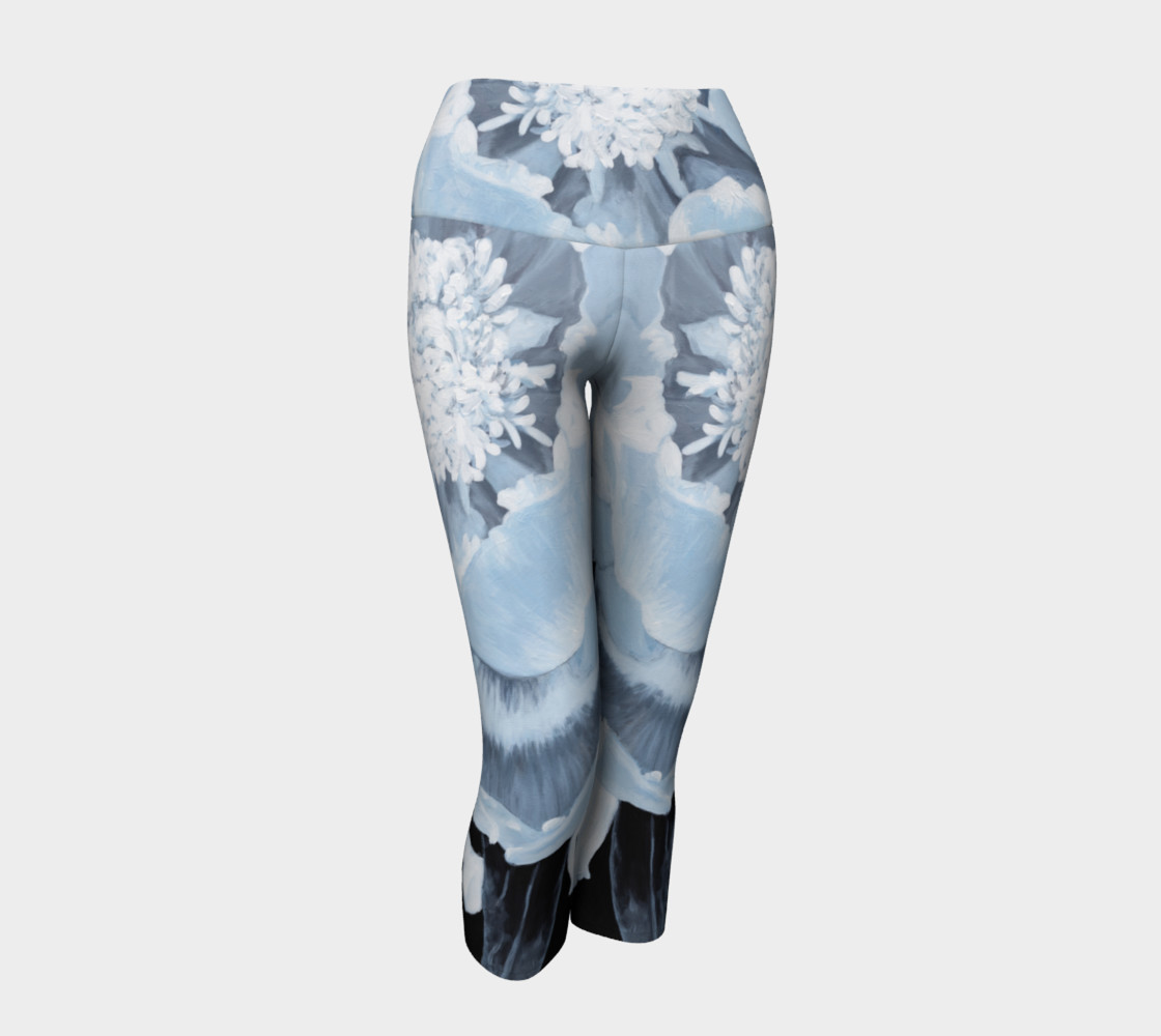 Peony For Your Thoughts Yoga Capris preview #1