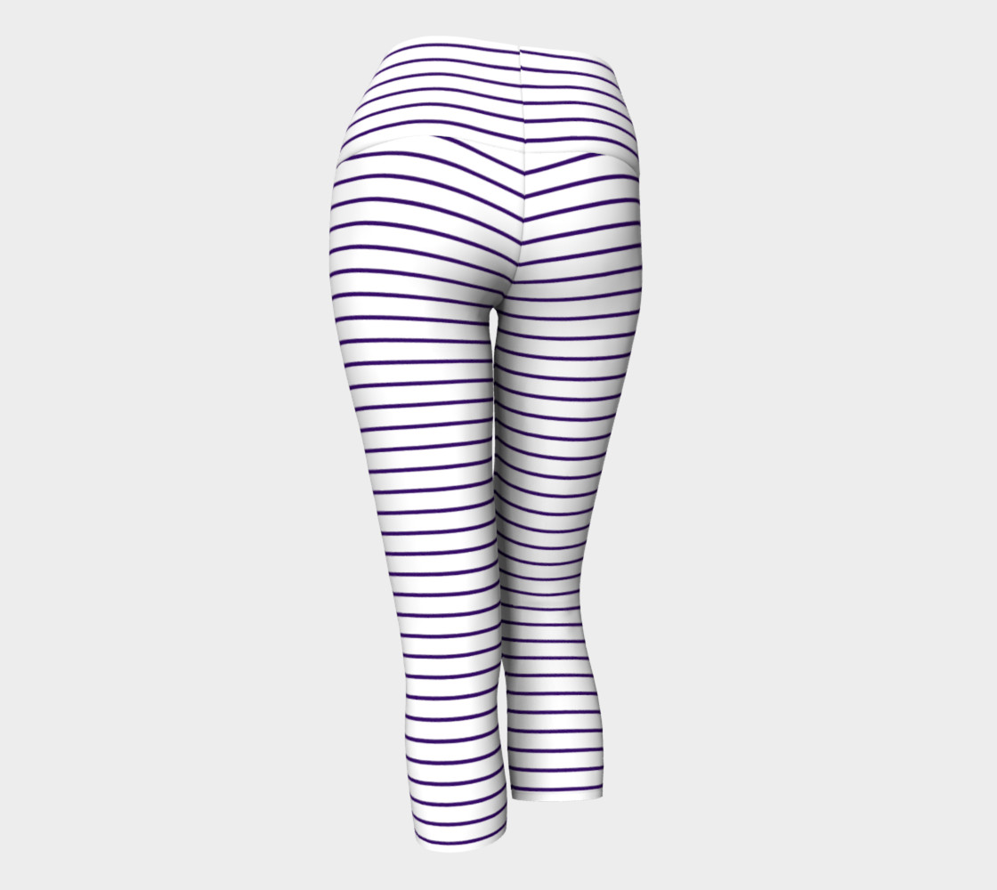 Lunatic Stripes White with Royal Purple Stripe preview #3