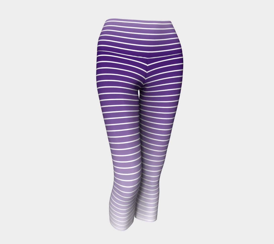 Lunatic Stripe Royal Purple Fade with White Stripe preview #1