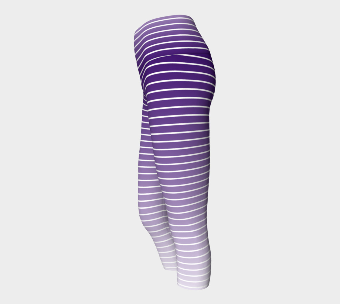 Lunatic Stripe Royal Purple Fade with White Stripe preview #2