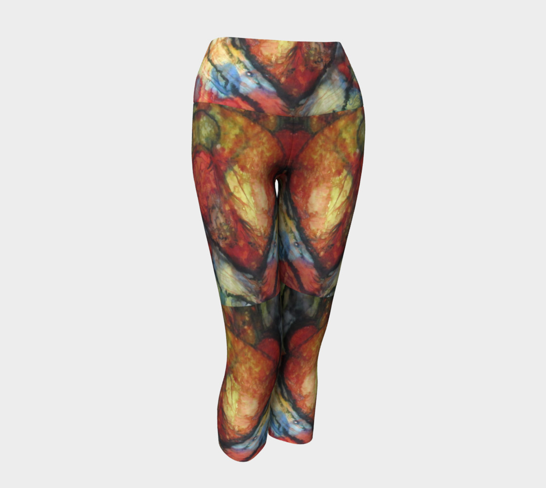 Beating Heart Yoga Capris preview #1