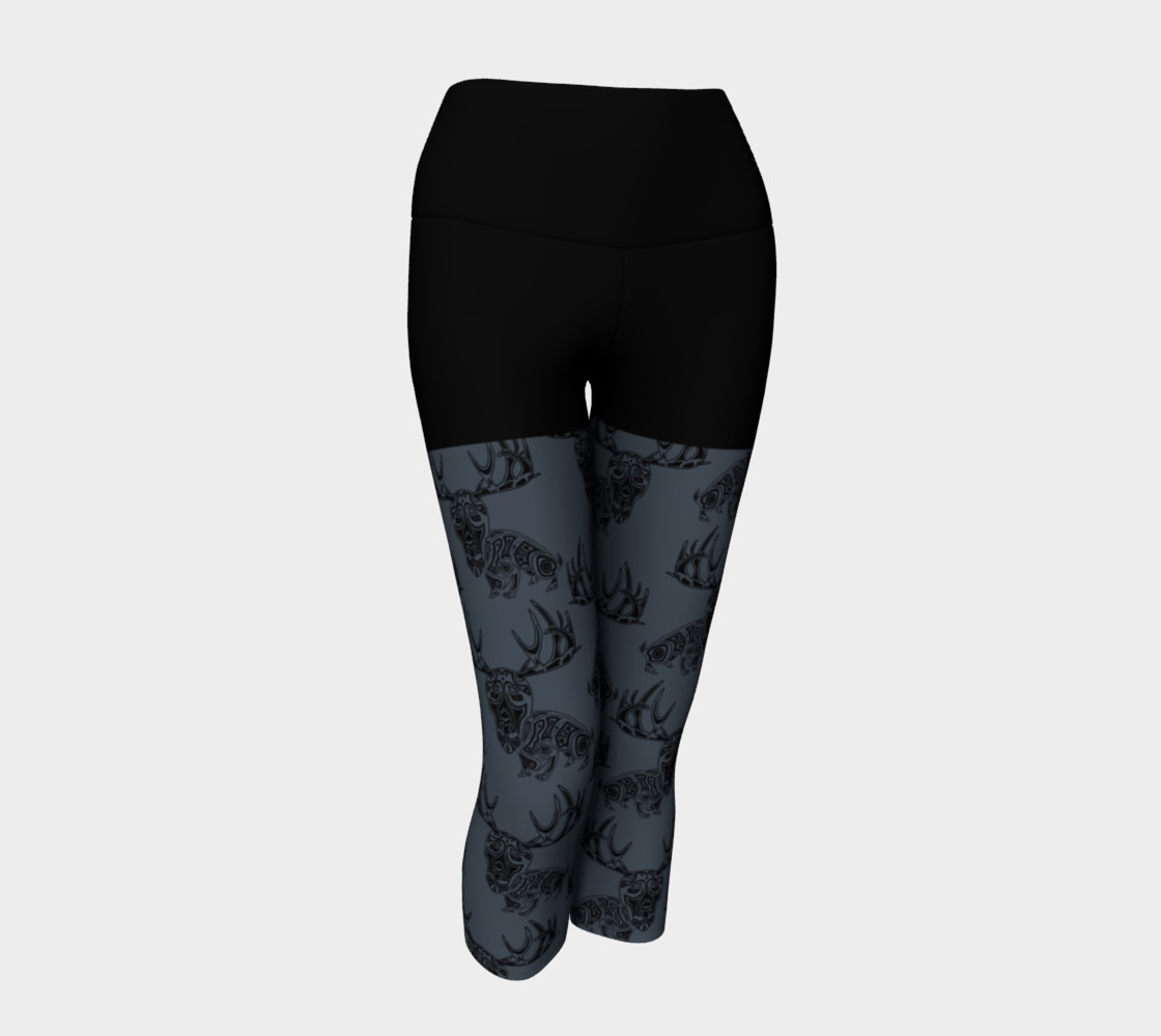 Deer Spirit- Yoga Capris preview #1