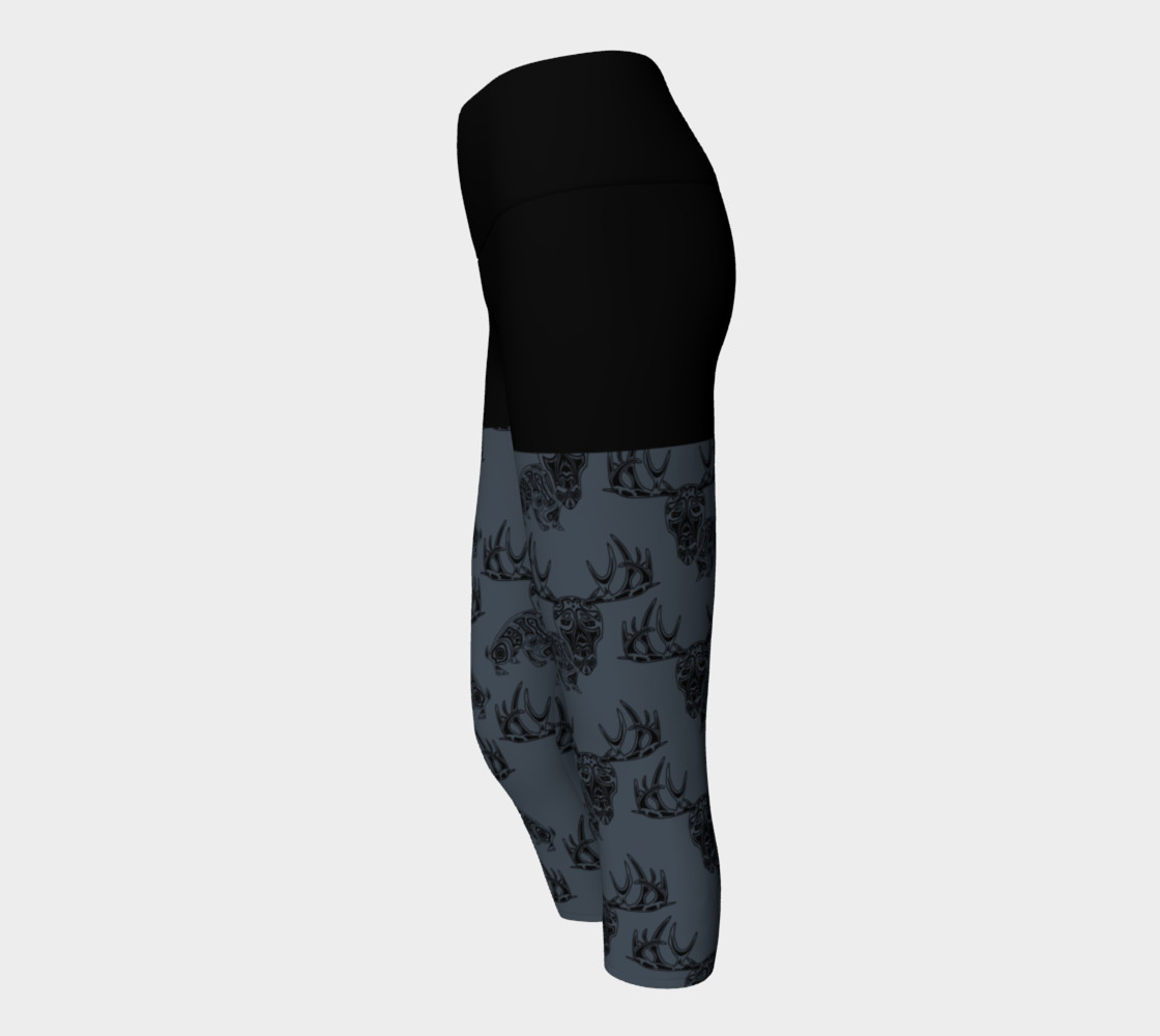 Deer Spirit- Yoga Capris preview #2