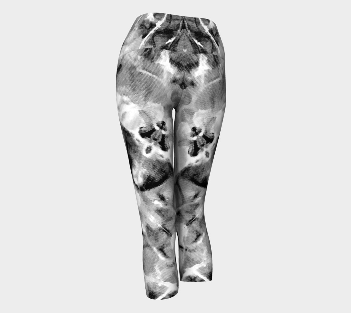 Gray Marble Yoga Capris preview #3