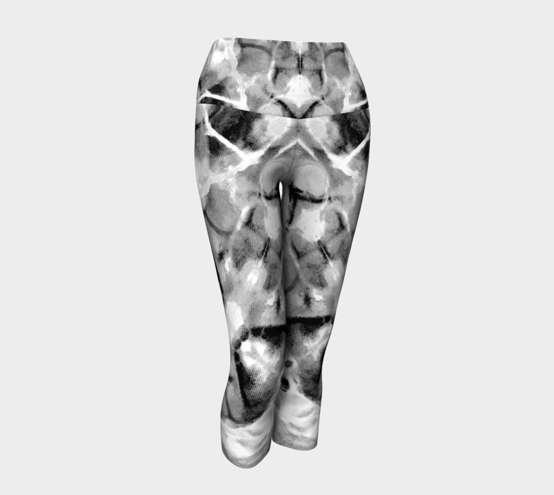 Gray Marble Yoga Capris preview #1