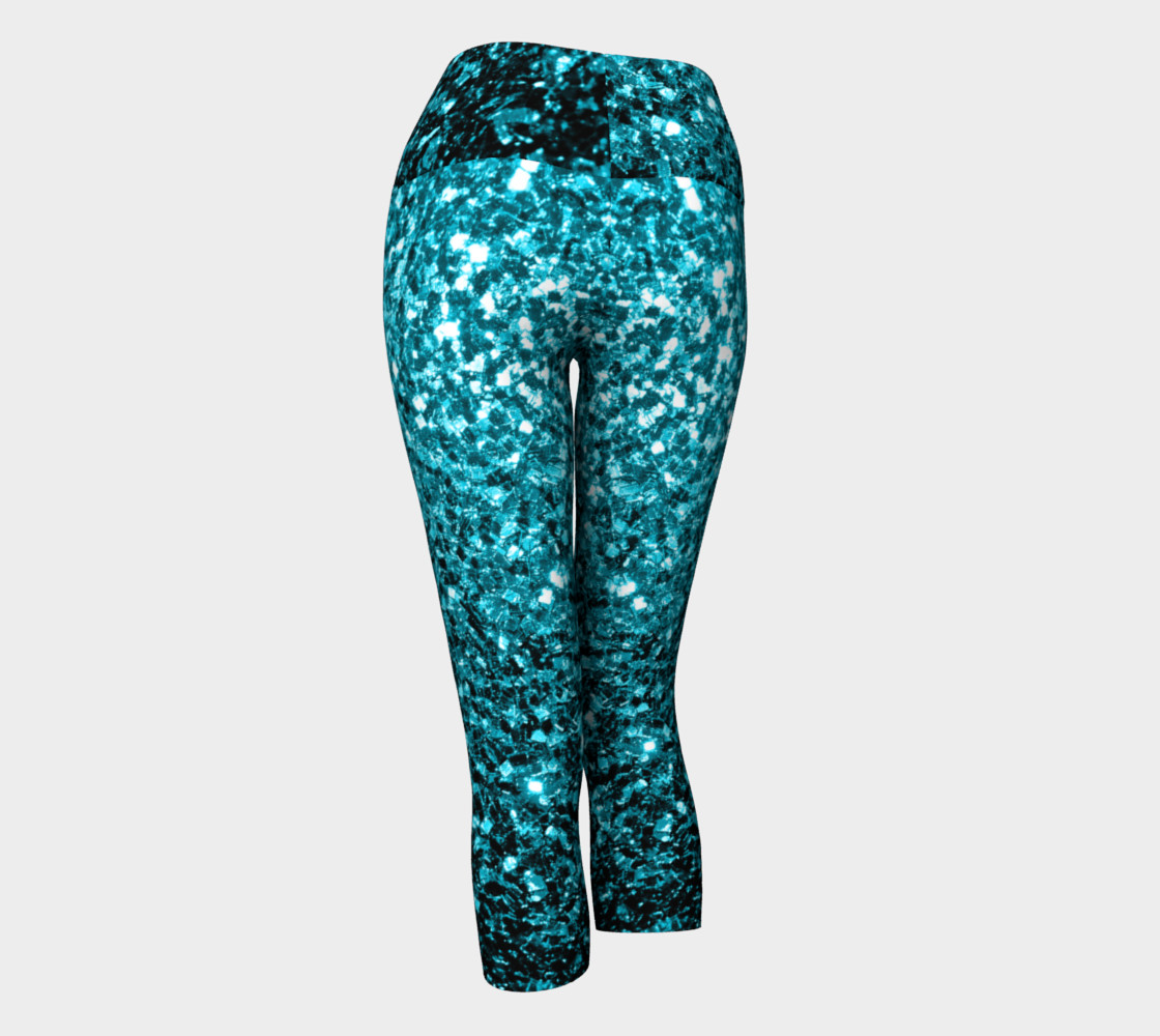 Beautiful Aqua blue glitter sparkles preview #3
