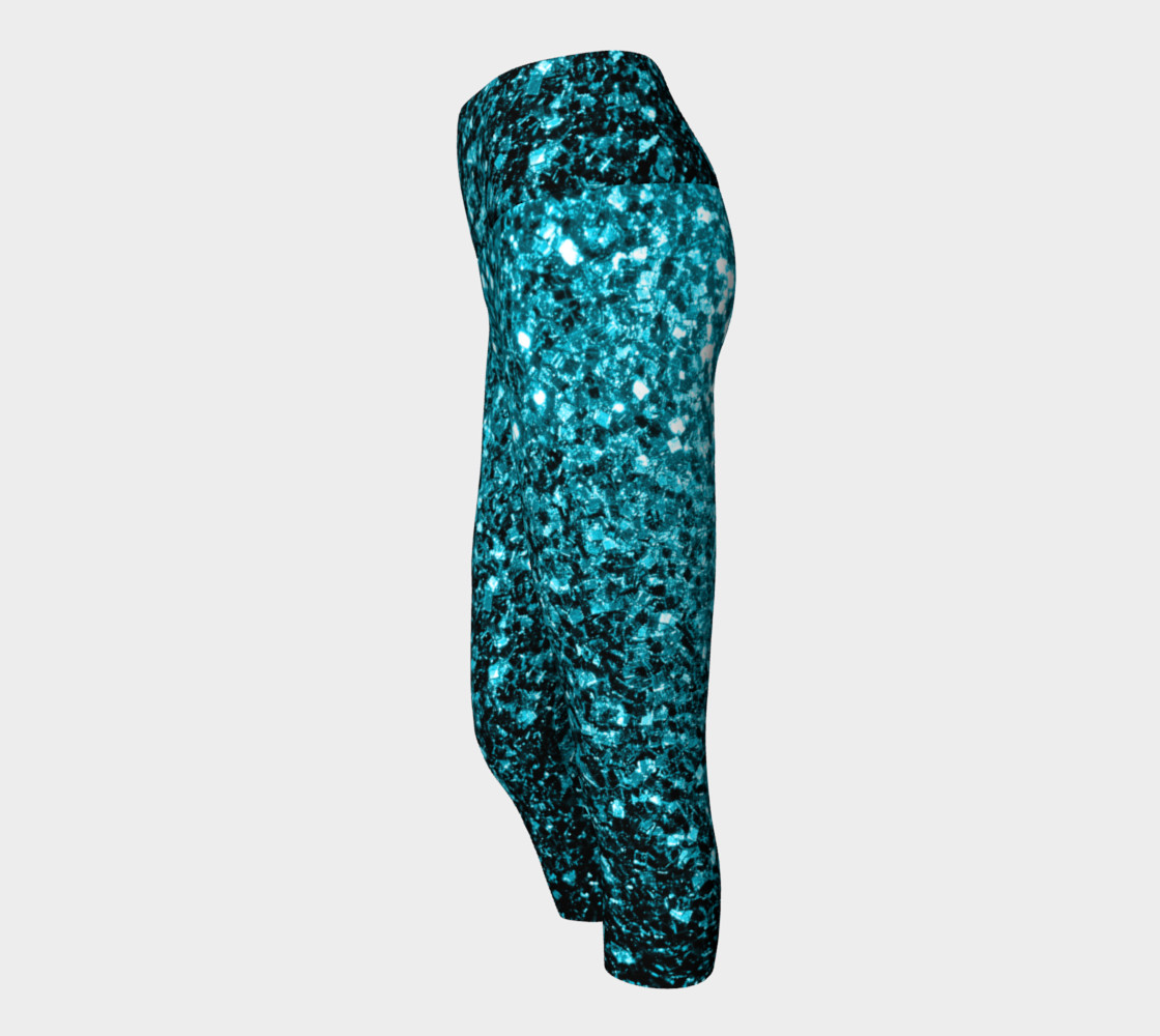 Beautiful Aqua blue glitter sparkles preview #2