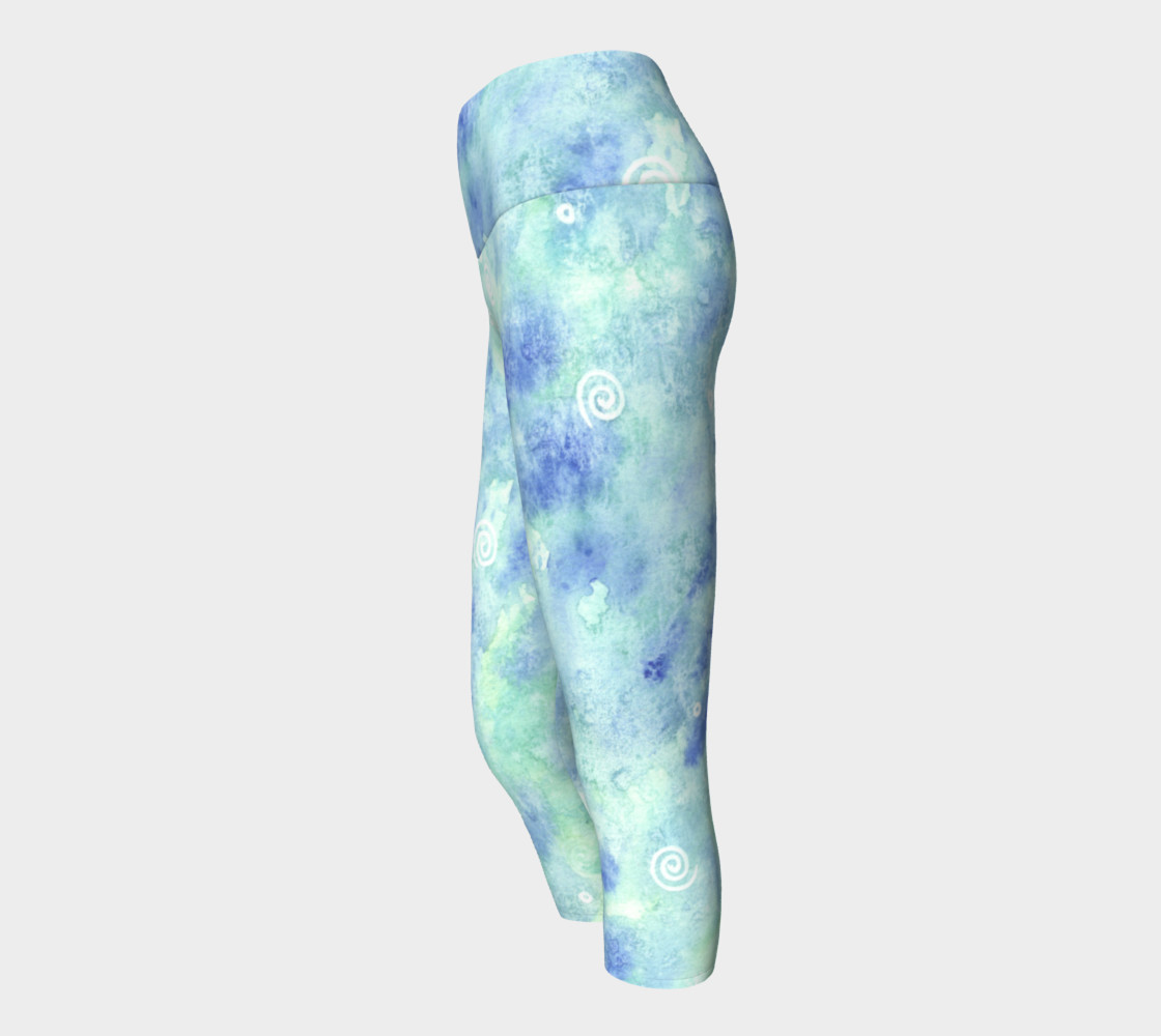 Blue lagoon Yoga Capris preview #2