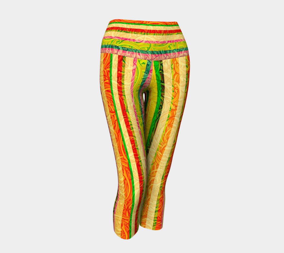 Colorful Stripes on Curls Pattern preview #1