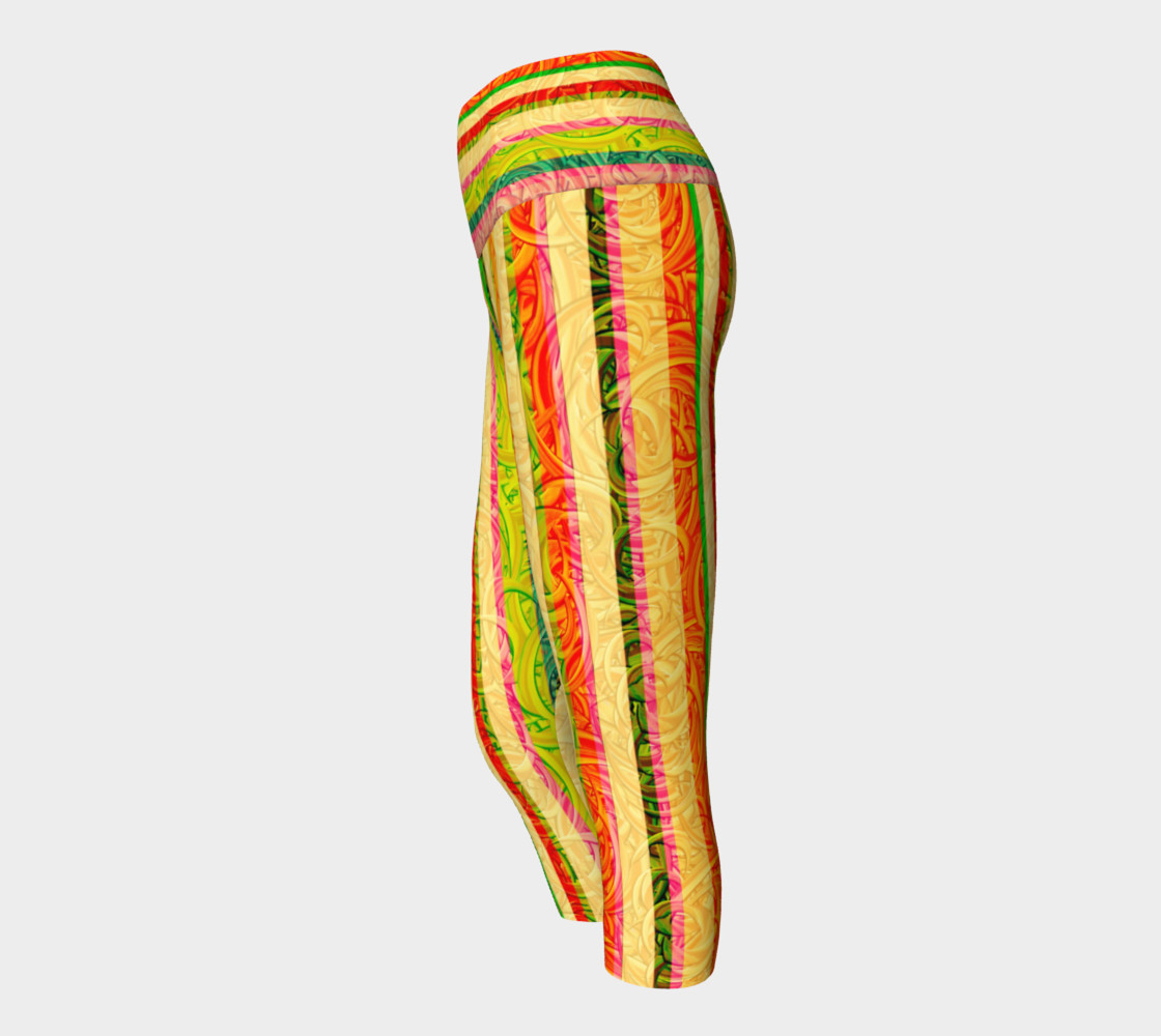 Colorful Stripes on Curls Pattern preview #2