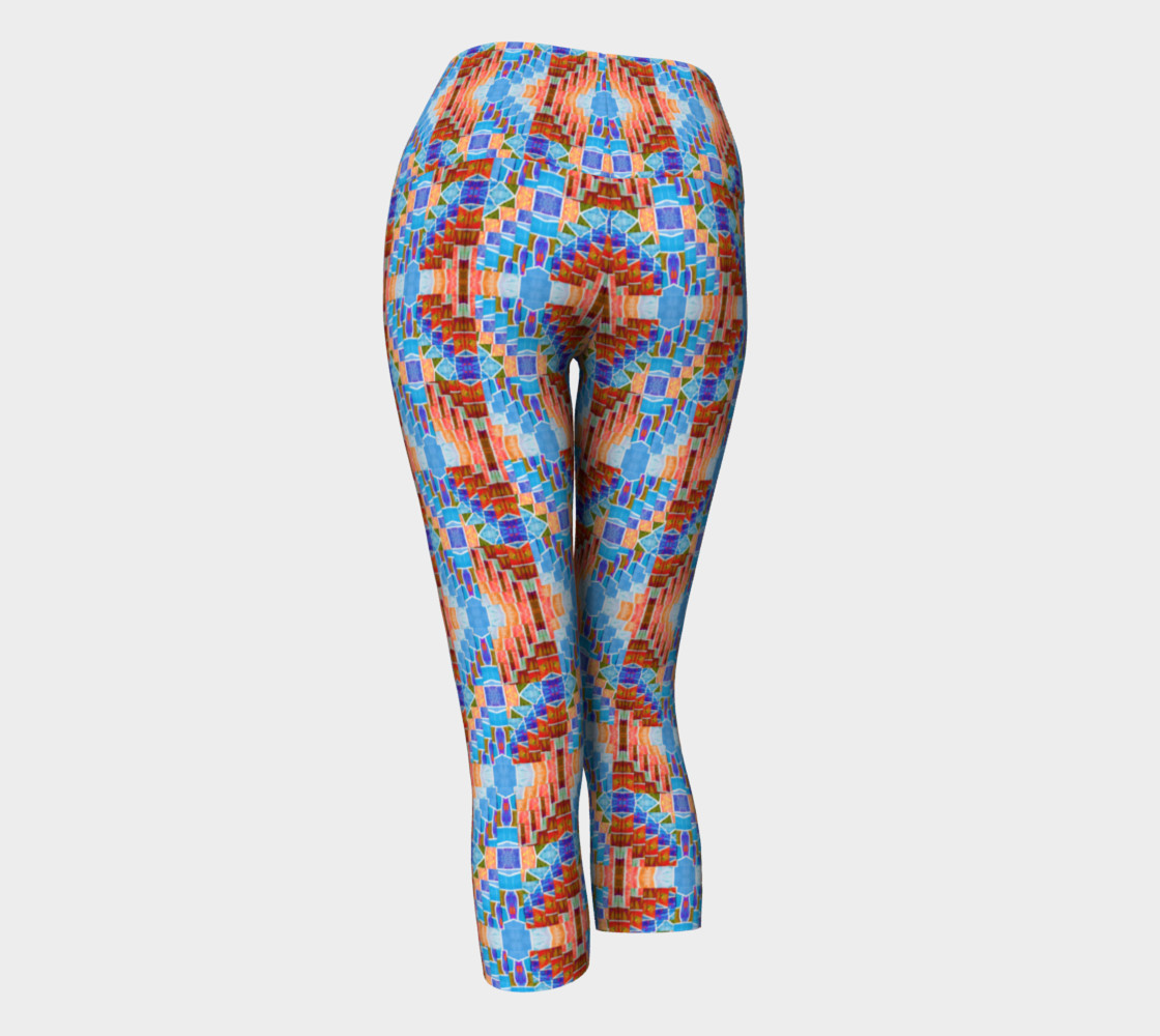 Desert Diamond Mosaic Yoga Capris I preview #3
