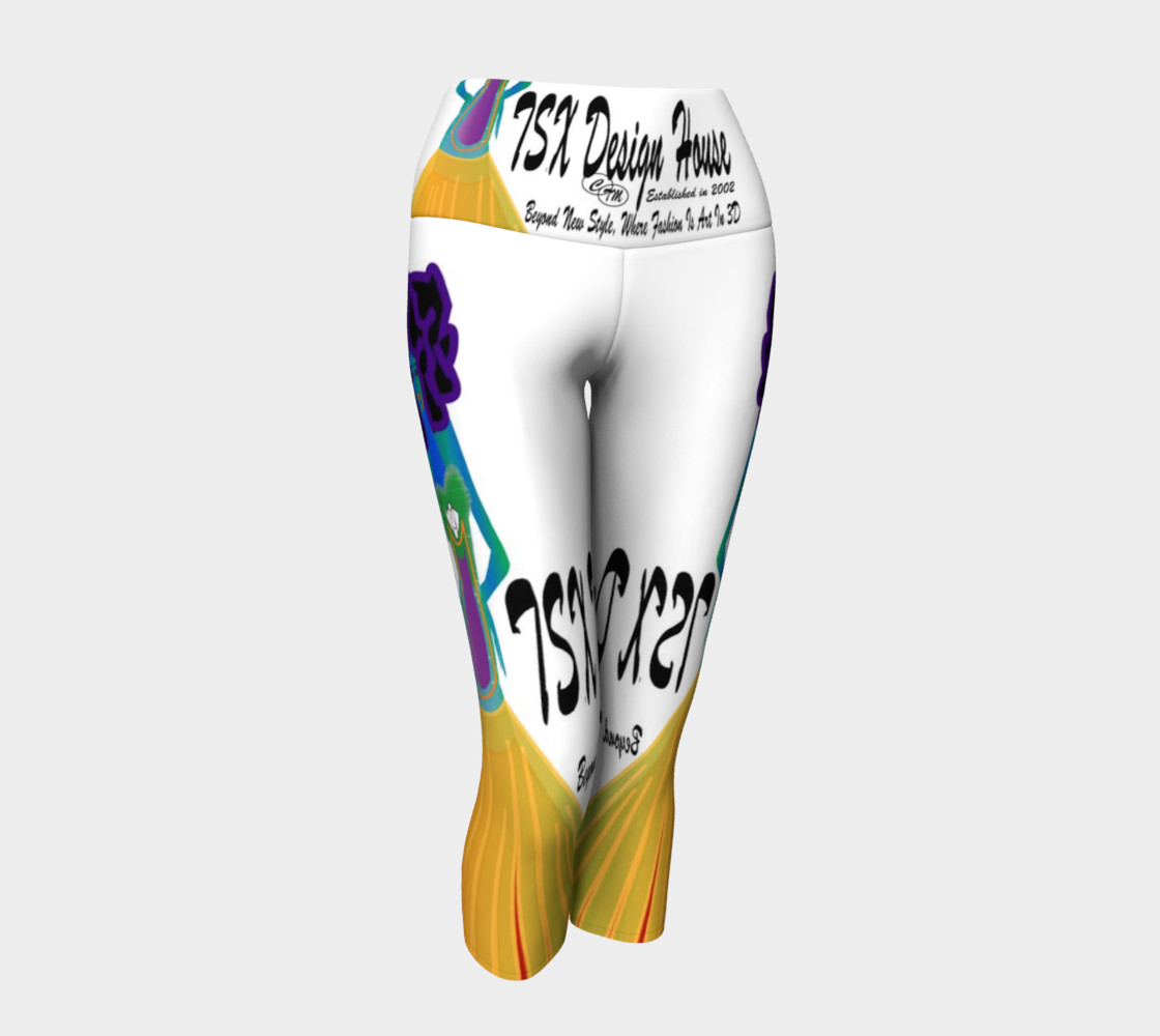 TSX Design House Logo Yoga Capri Leggings preview #1