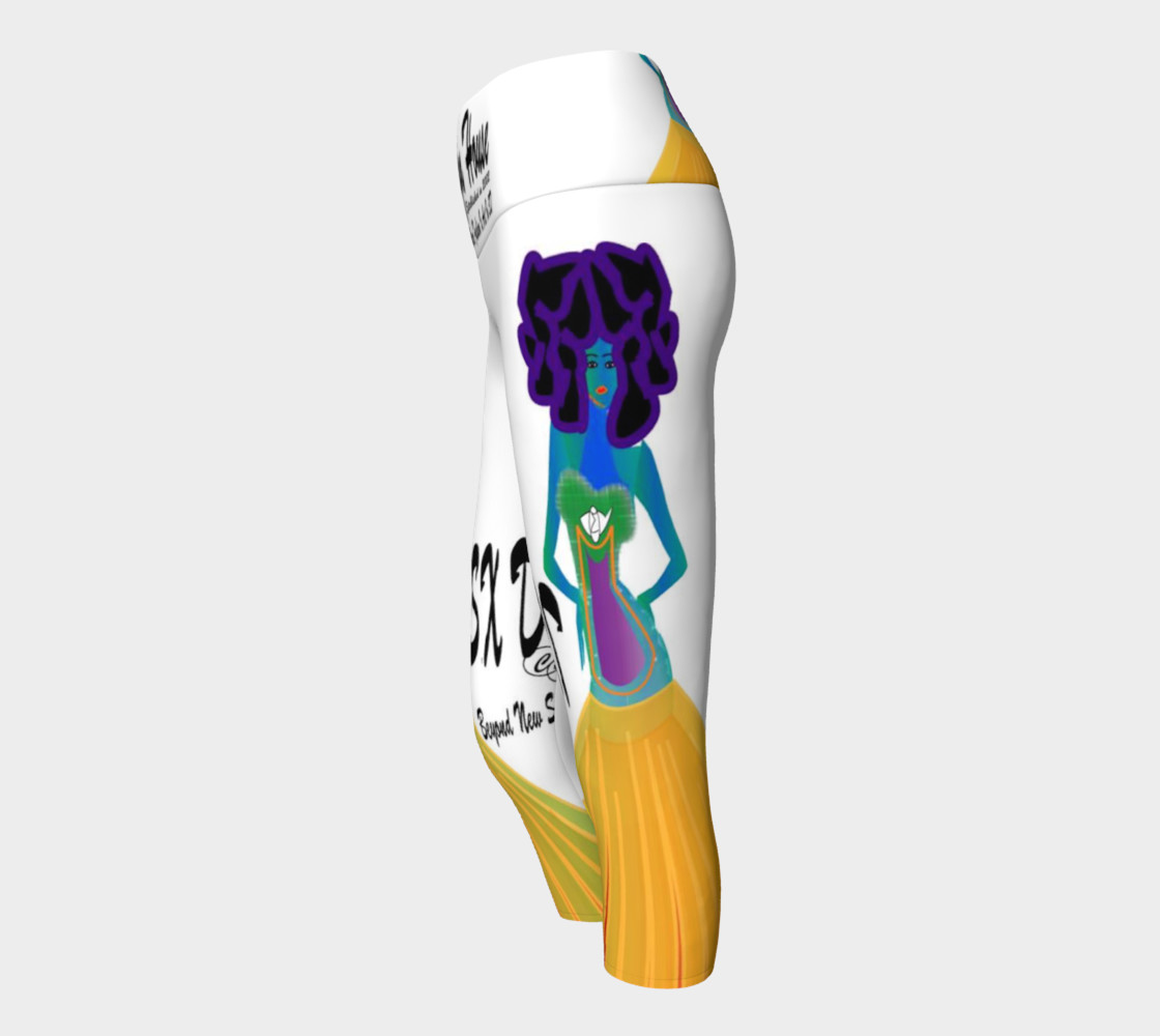 TSX Design House Logo Yoga Capri Leggings preview #2