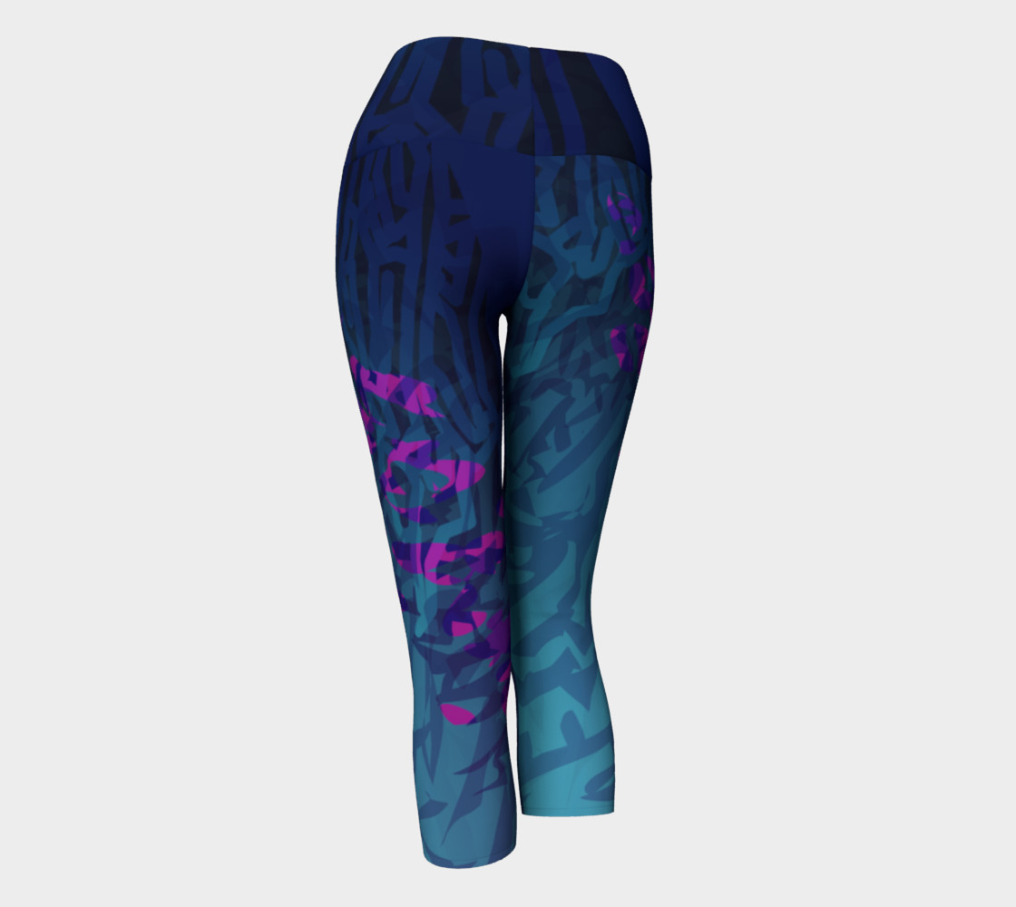 Mermaid Yoga Capris preview #3