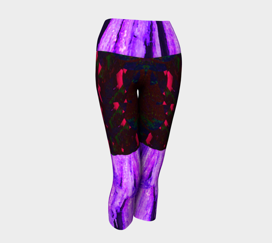 Cypress Violet Yoga Capris preview #1