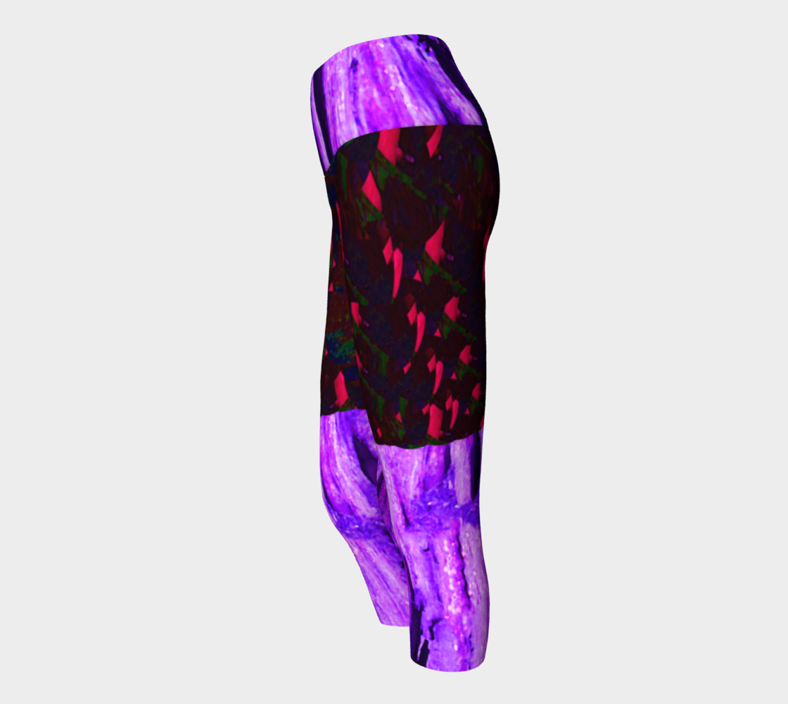Cypress Violet Yoga Capris preview #2
