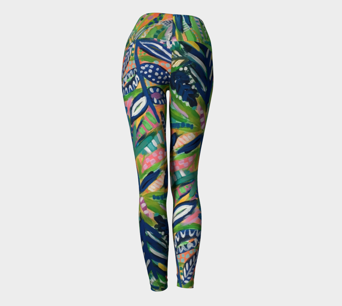 Jungle Jive- Yoga Leggings preview #4