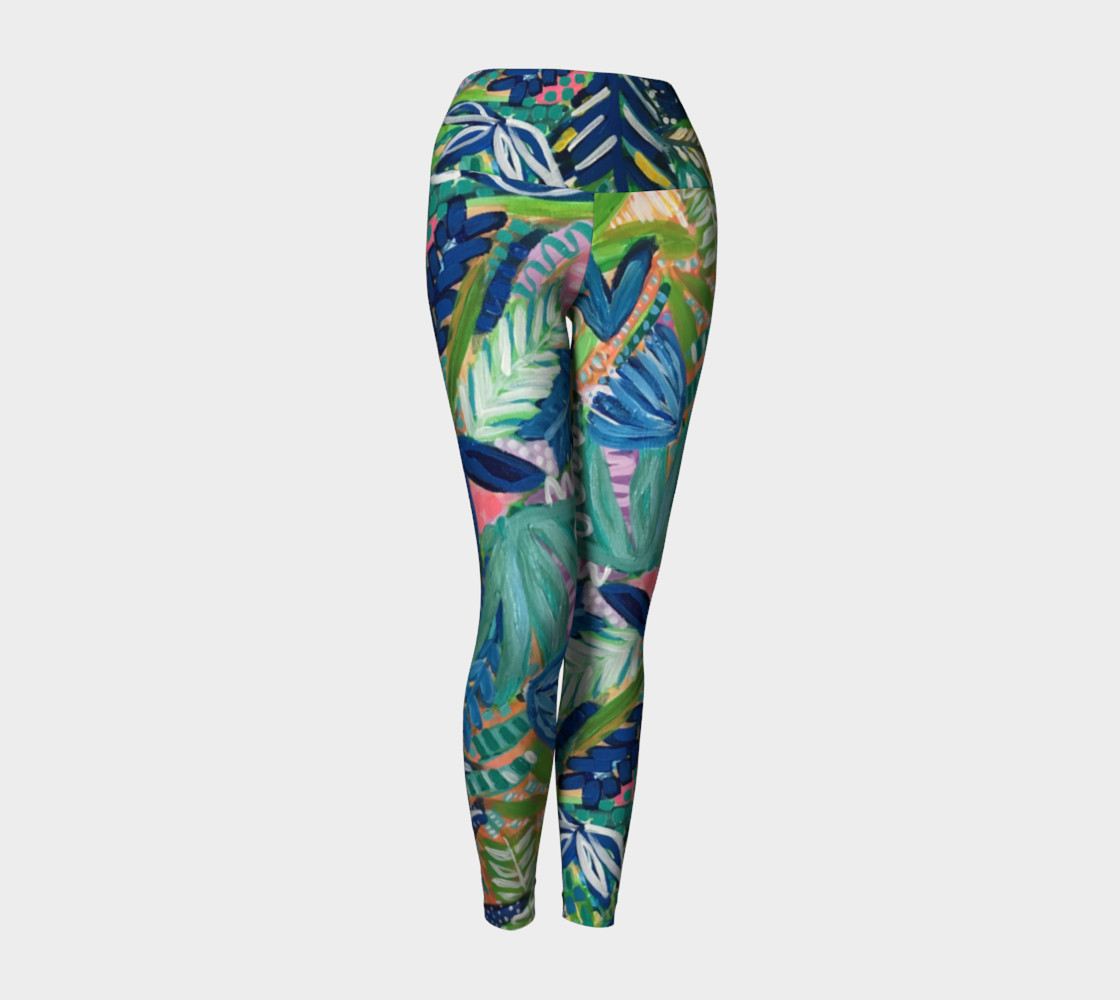 Jungle Jive- Yoga Leggings preview #1