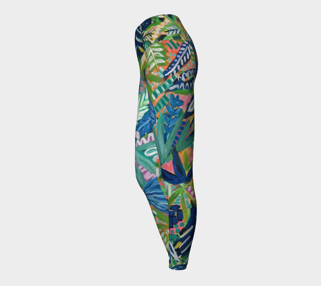 Jungle Jive- Yoga Leggings preview #3