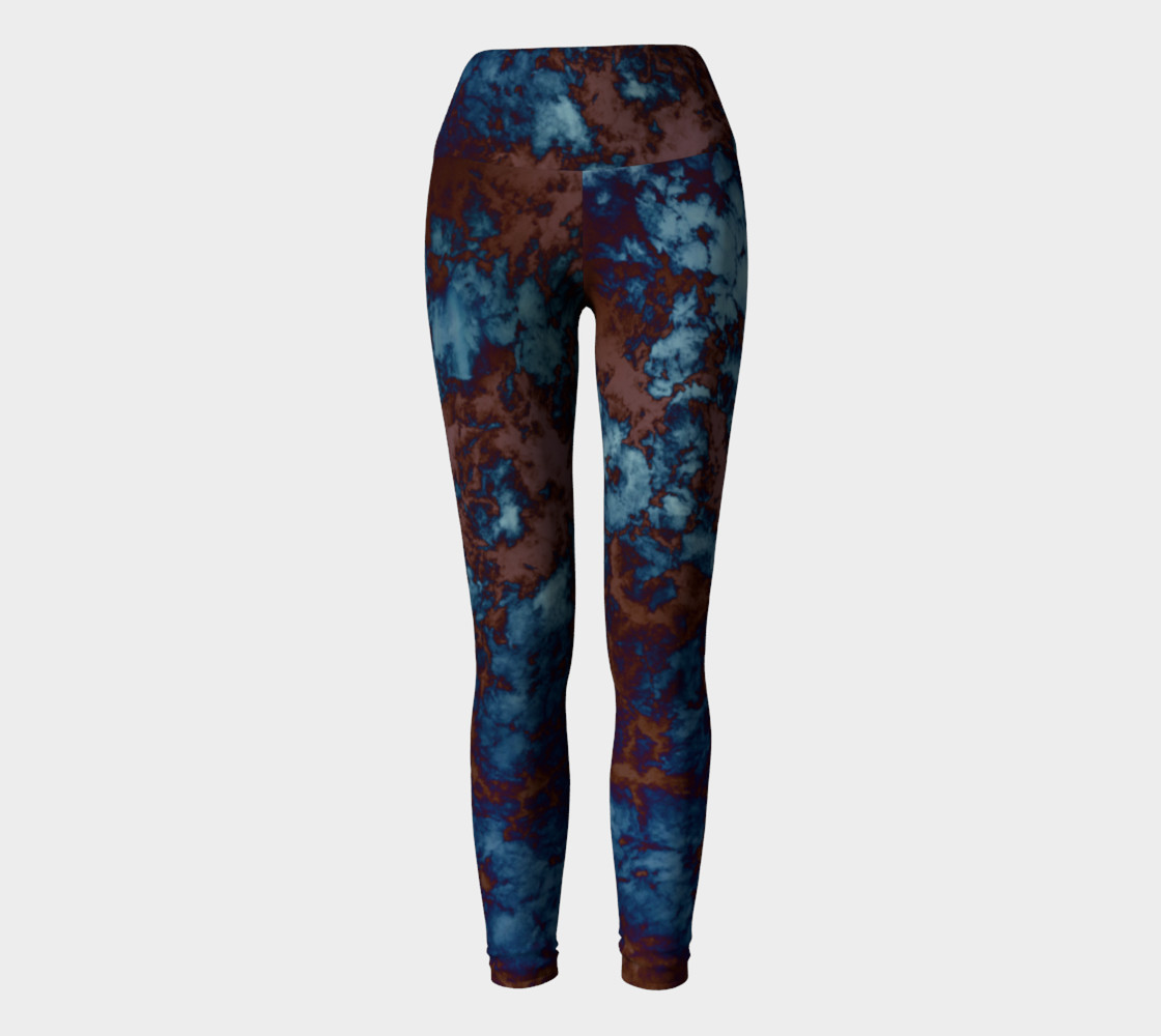 Tie-Dye Sky in Brown and Blue preview #2