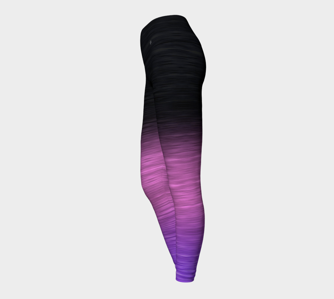 Rainbow Ombre Black Pink Lavender preview #3