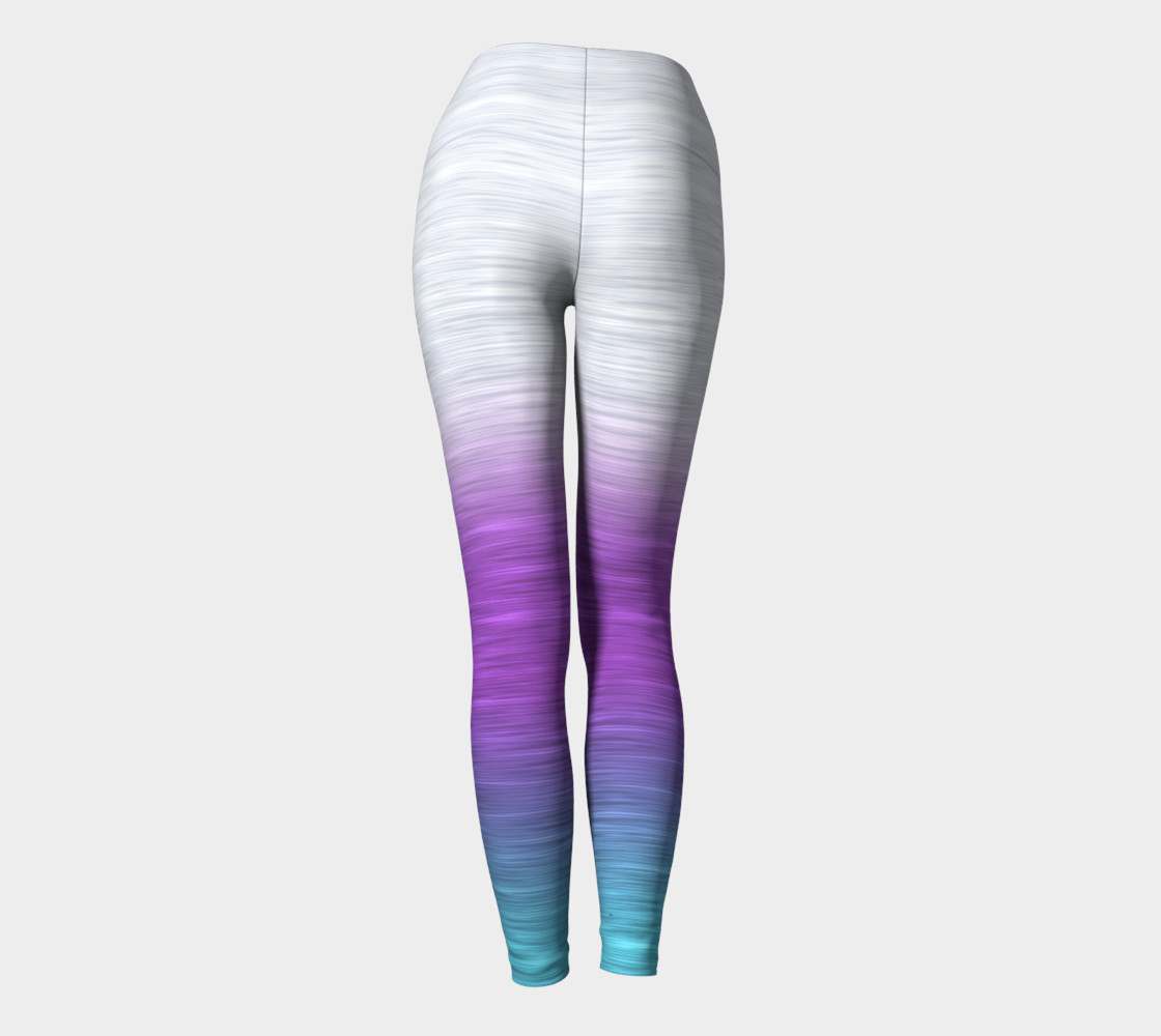 Rainbow Ombre White Lavender Turquoise preview #4
