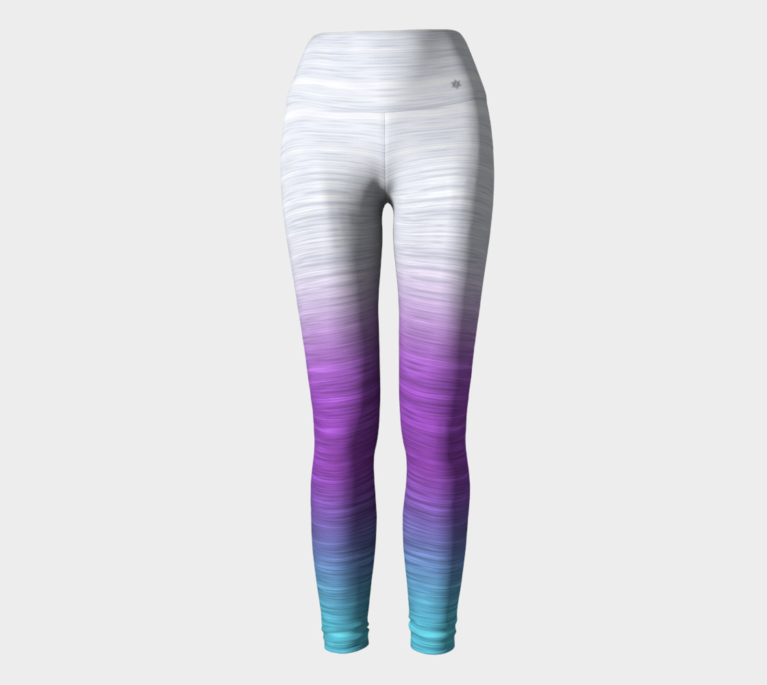 Rainbow Ombre White Lavender Turquoise preview #2
