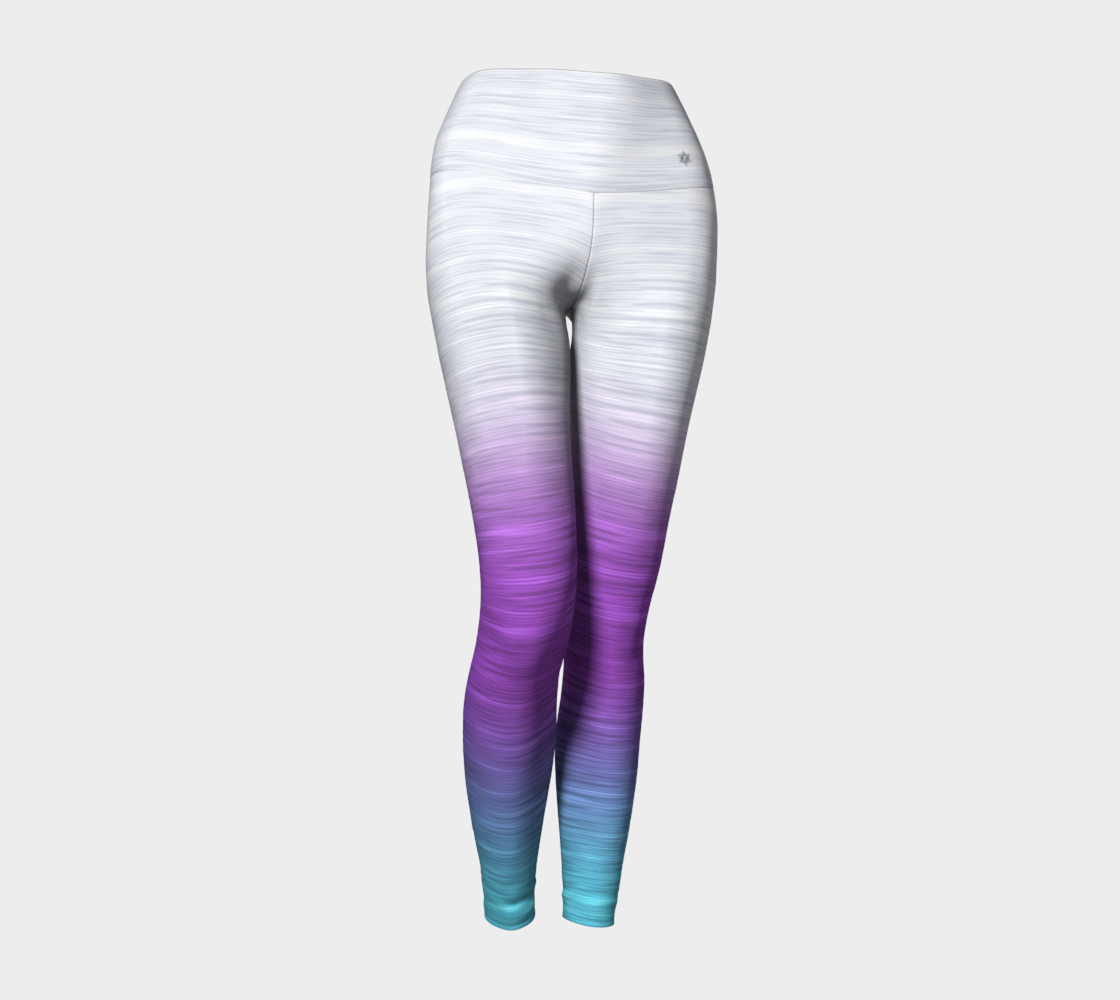 Rainbow Ombre White Lavender Turquoise preview #1