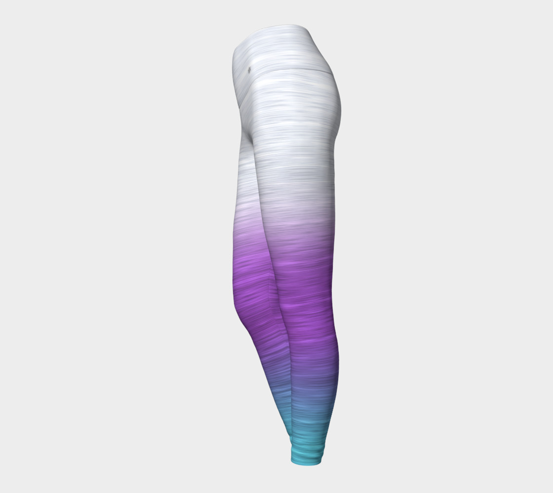 Rainbow Ombre White Lavender Turquoise preview #3