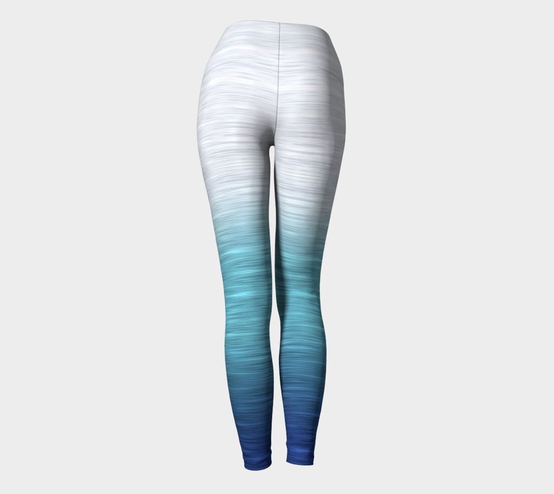 Rainbow Ombre White Turquoise Blue preview #4