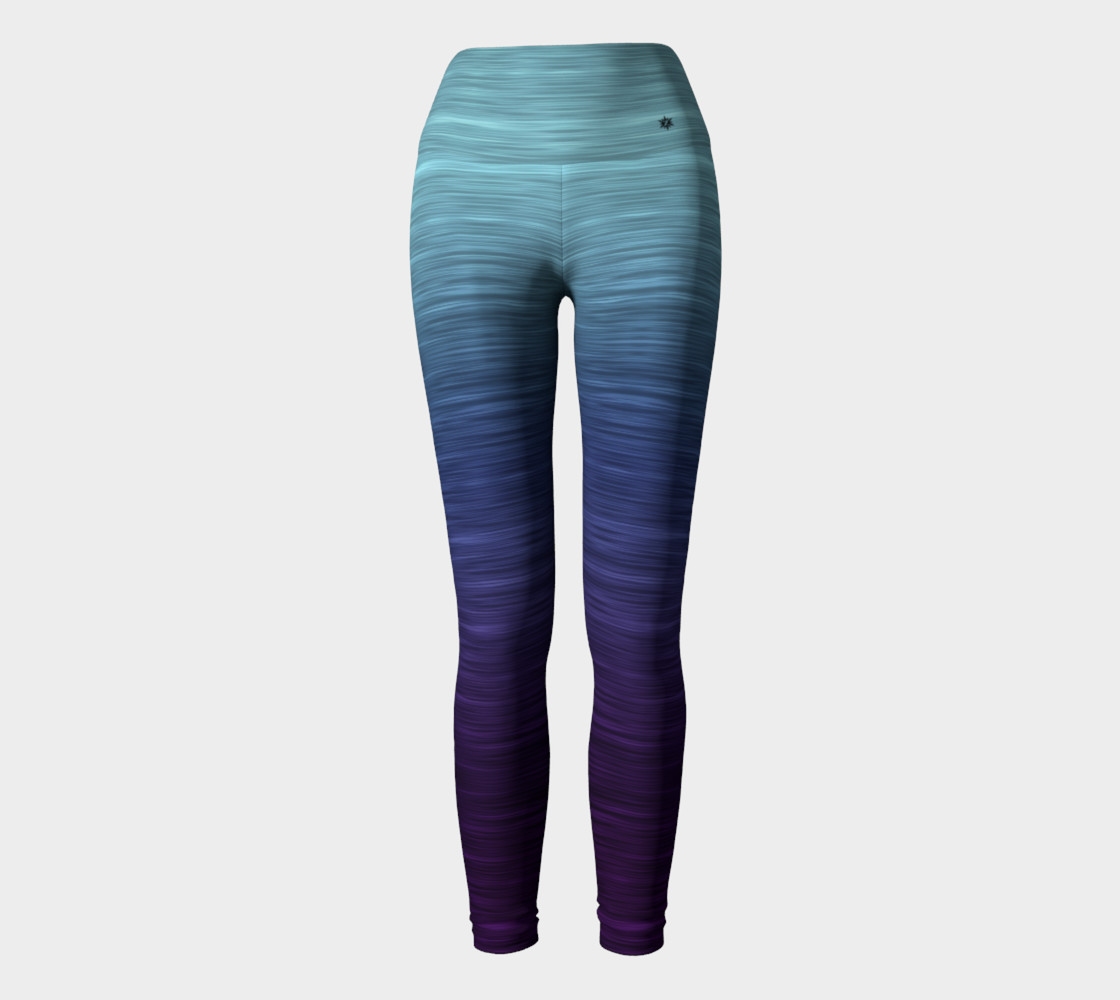 Rainbow Ombre Turquoise Lavender preview #2