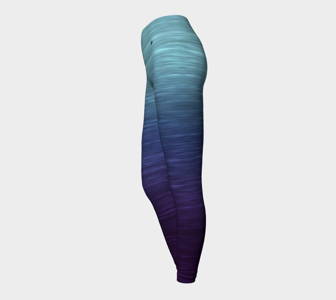 Rainbow Ombre Turquoise Lavender preview #3