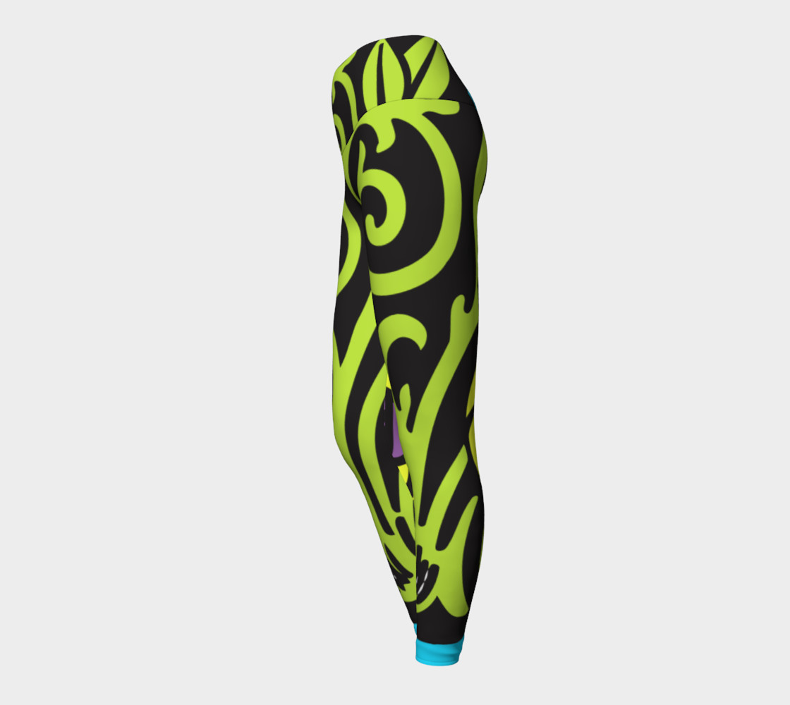 Bold and Beautiful Yoga Leggings preview #3